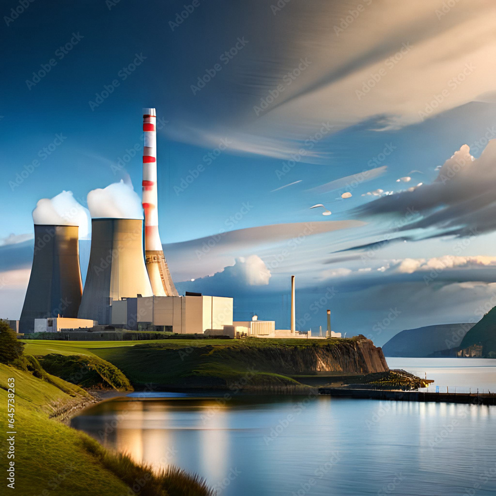 Fototapeta premium nuclear power station