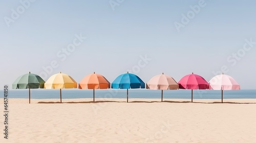 umbrellas on the beach