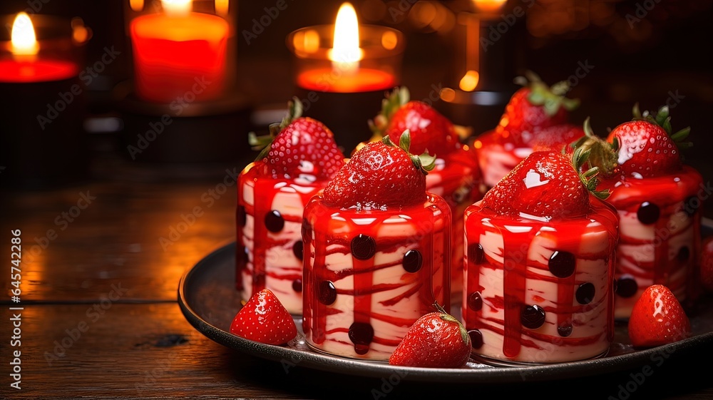 Sweet Halloween Magic, Enchanted Strawberry Dessert