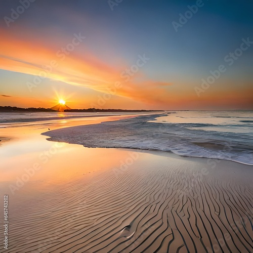 sunset over the sea © Ahmad