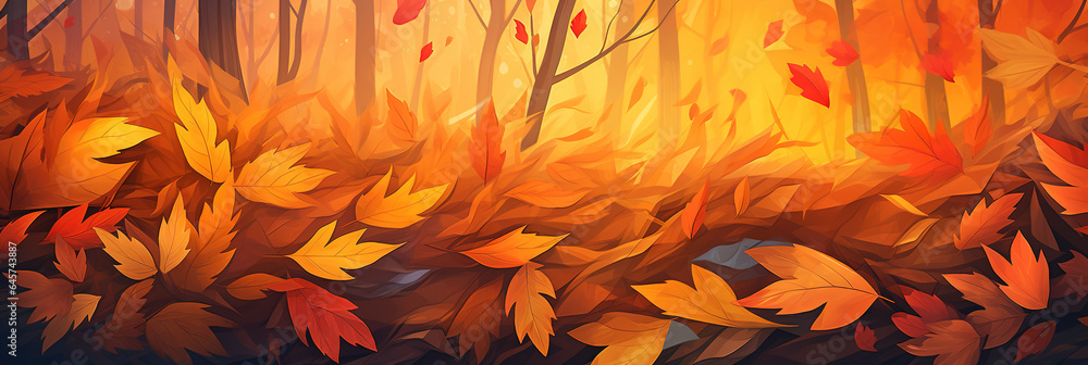 Herbstlicher Hintergrund Banner mit bunten Blättern
Herbstlicher Hintergrund Banner mit bunten Blättern