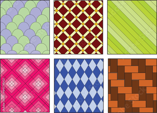 set of patterns Seamless Pattern set 