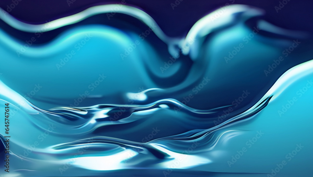 Abstract blue water waves background with liquid fluid texture Abstract blue water waves background with liquid fluid texture