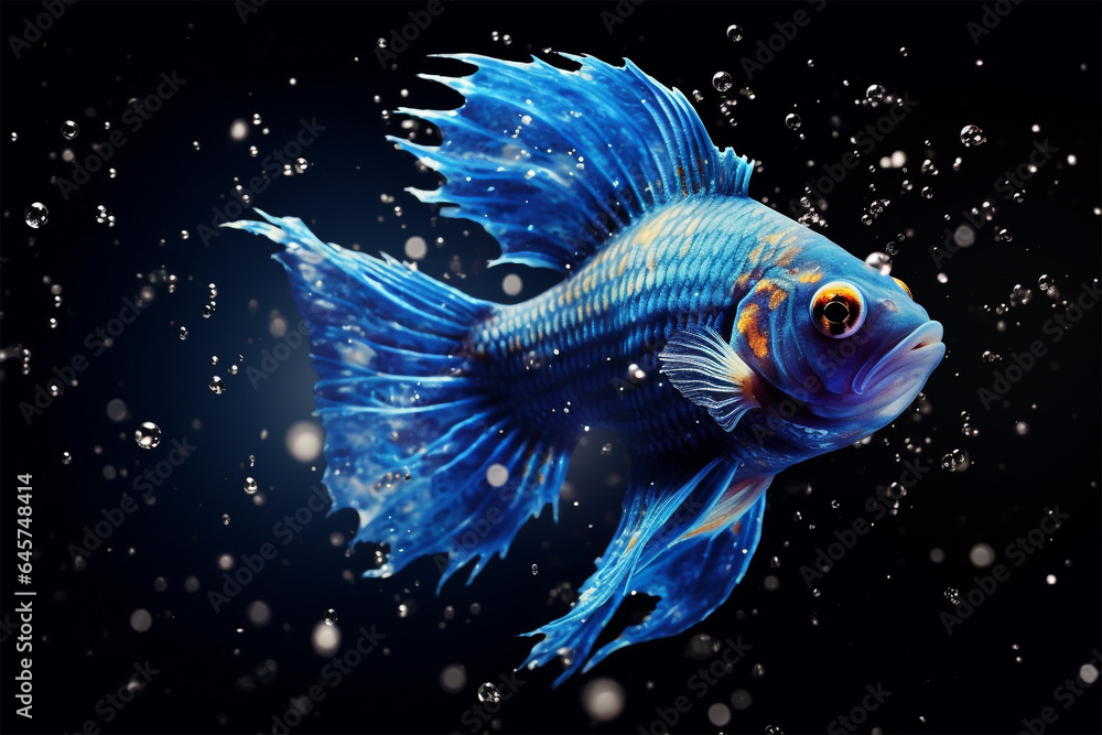 Fototapeta premium Blue Fish