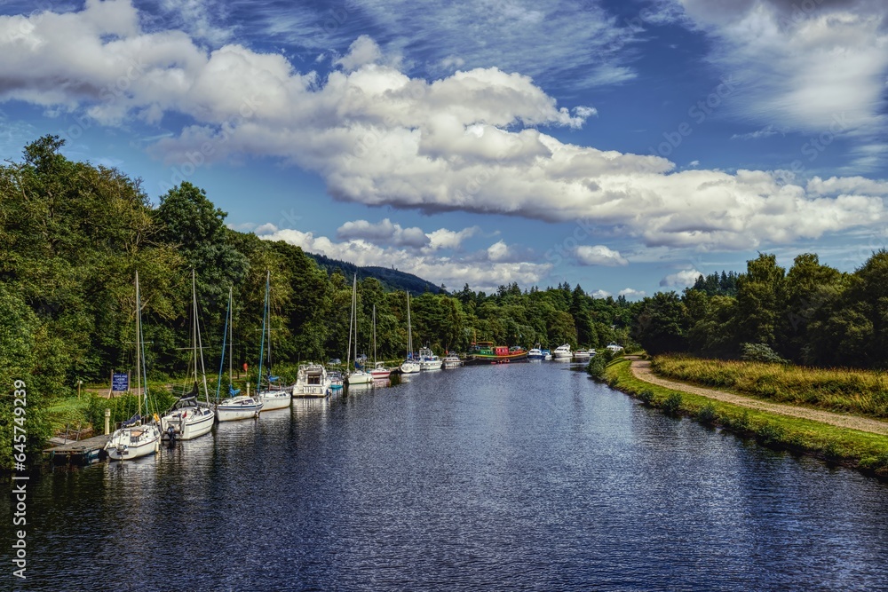 Anchored in Mystery: Boats on the Famed Loch Ness Waters