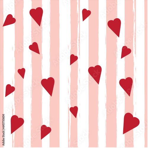 Fondo de corazones rojo romantico.