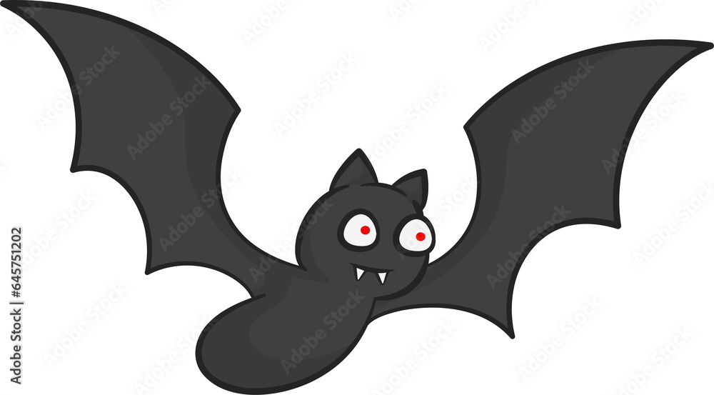 Cute bat flying cartoon. Cute bat flying cartoon.