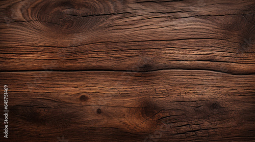 Rich and deep tones of walnut wood texture Dark brown