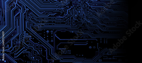 Plakat circuit motherboard background .