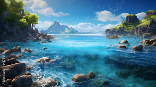 Emerald Isle: Azure Waters Cradling Paradise