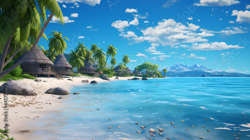 Serenity Shores: Embracing the Beach's Tranquil Beauty