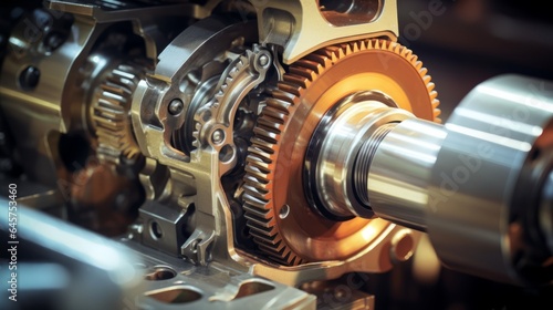 Connection and transmission of torque to worm shafts of gearbox