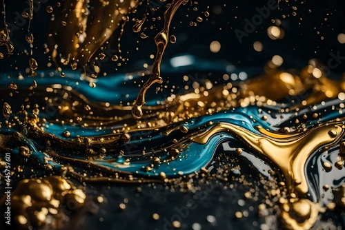 abstract background with gold4k HD quality photo. 