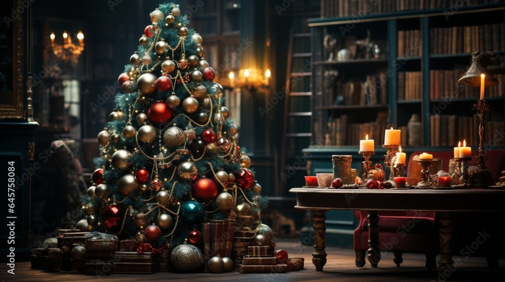 Christmas Decorations with Tree Christmas Decorations with Tree