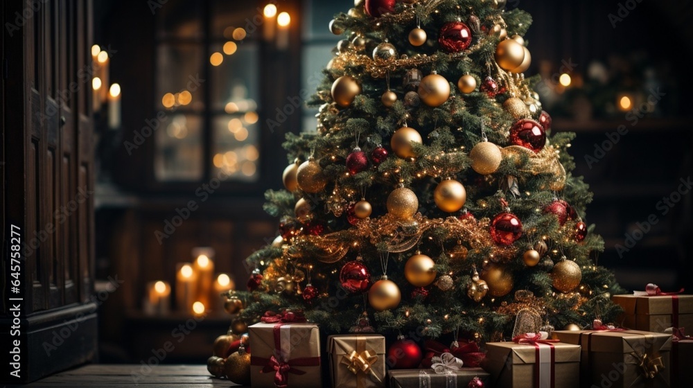 Christmas Decorations with Tree Christmas Decorations with Tree