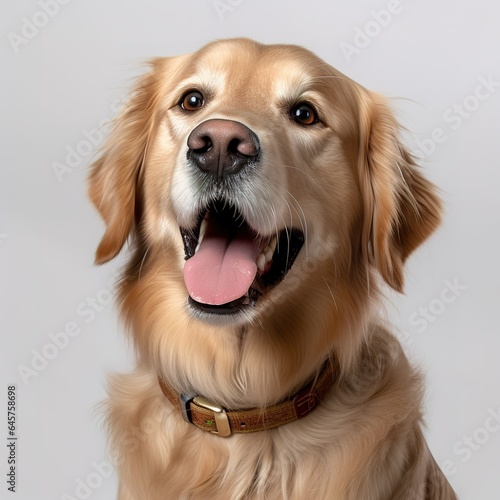 A photograph of a dog