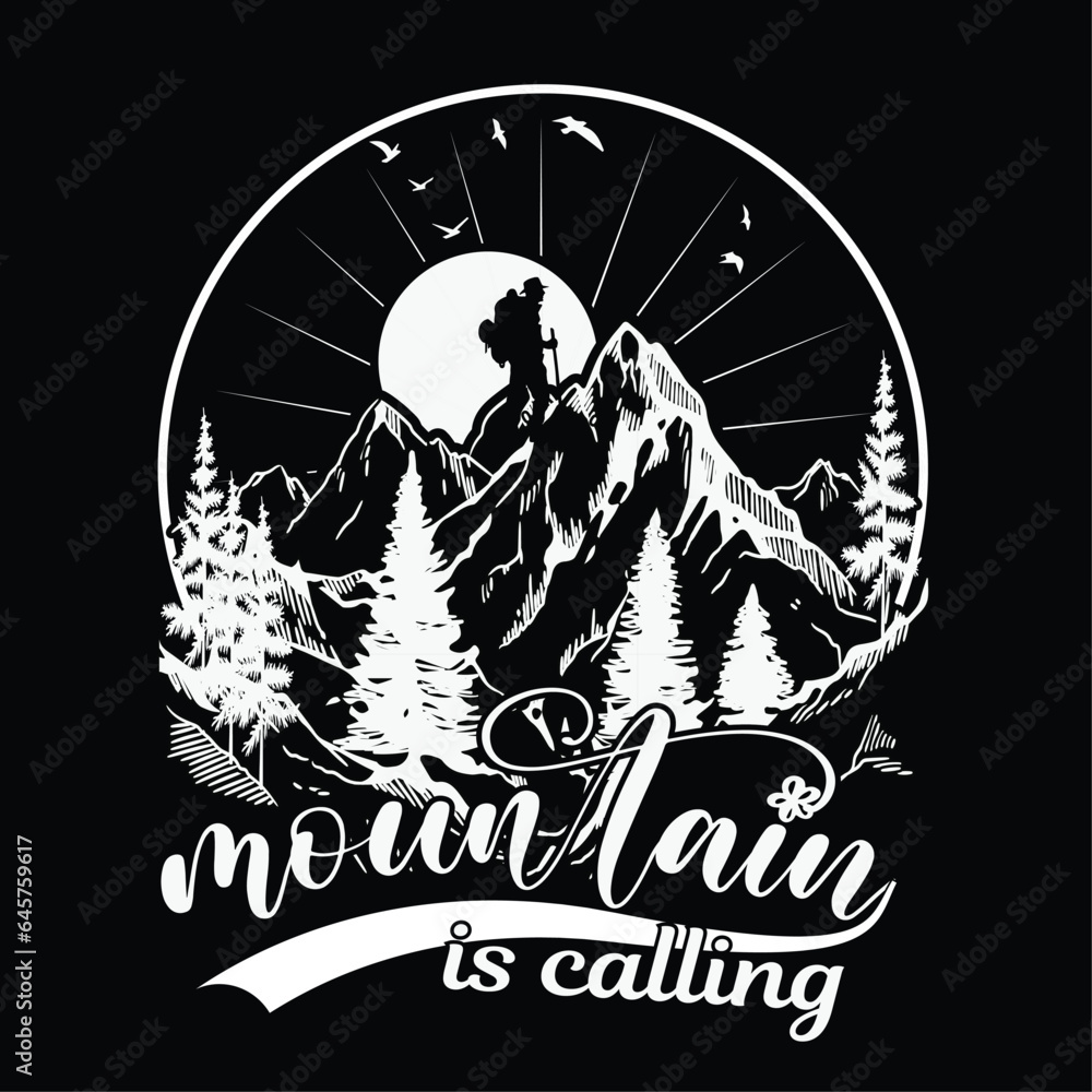 Obraz premium Mountain is calling