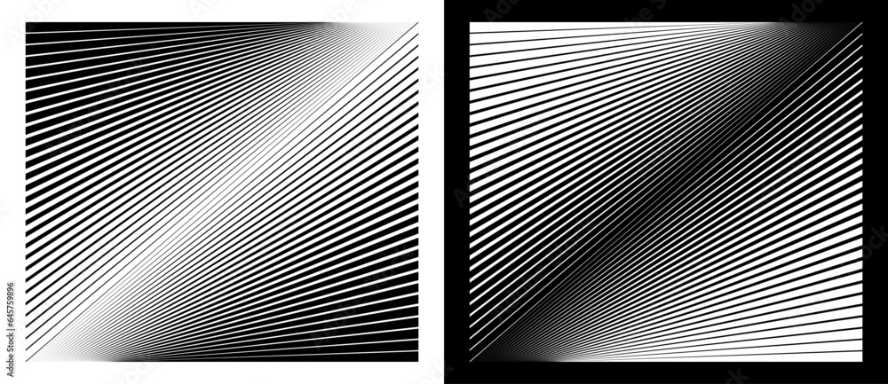 Abstract background with art lines. Black lines on a white background and white lines on the black side. Abstract background with art lines. Black lines on a white background and white lines on the black side.