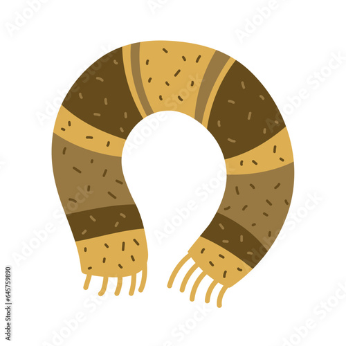 knitted scarf icon
