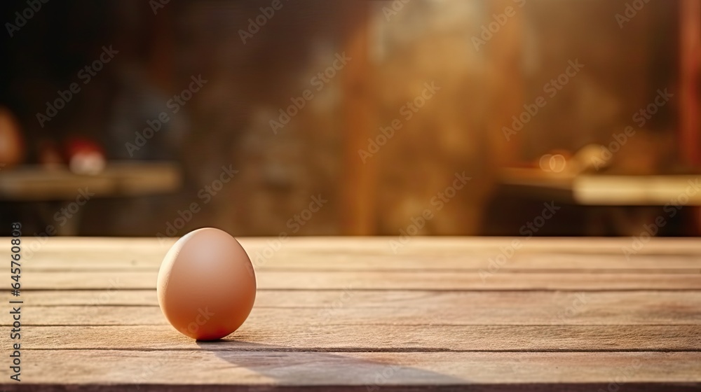 empty table top with blur background of laying hen farm and egg, Advertisement, Print media, Illustration, Banner, for website, copy space, for word, template, presentation empty table top with blur background of laying hen farm and egg, Advertisement, Print media, Illustration, Banner, for website, copy space, for word, template, presentation