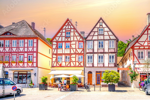 Altstadt, Öttingen, Bayern, Deutschland 