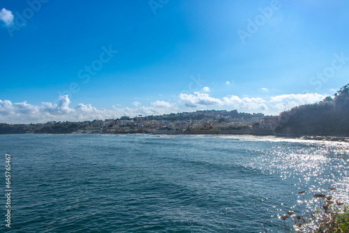 Chiaiolella of Procida island seen from Vivara photo