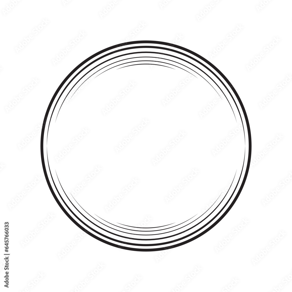 circle frame with line style illustration circle frame with line style illustration