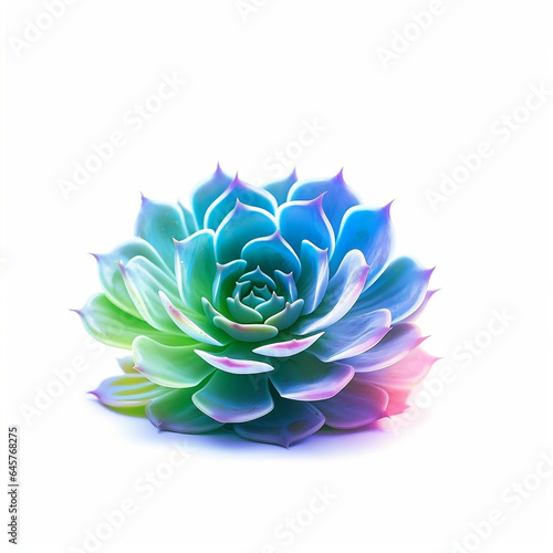 Wallpaper Mural upturned rainbow succulent Torontodigital.ca