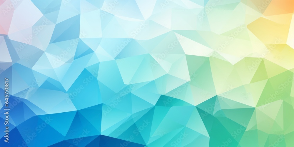 Obraz premium Poly Geometric Rainbow Background: Contemporary Abstract Illustration with Colorful Polygonal Shapes