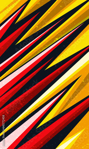 abstract pattern of racing-style geometric stripes