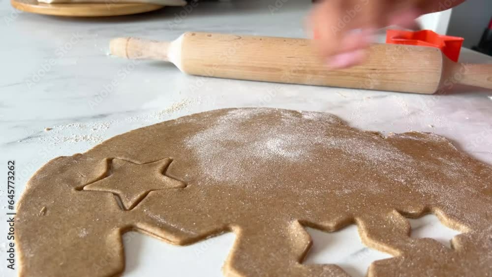 Hands of little child with cookies in shape of star.Christmas mood . close-up Hands of little child with cookies in shape of star.Christmas mood . close-up