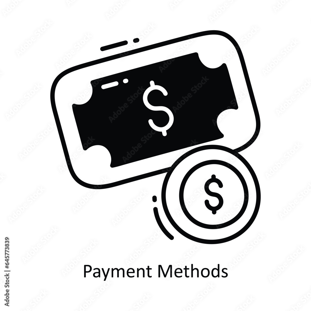 Payment Methods doodle Icon Design illustration. Ecommerce and shopping Symbol on White background EPS 10 File Payment Methods doodle Icon Design illustration. Ecommerce and shopping Symbol on White background EPS 10 File