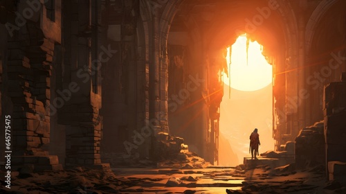 Ancient abandoned temple