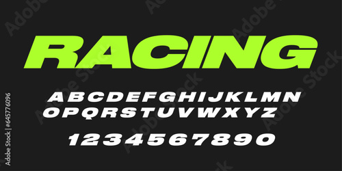 Racing lettering vector graphic apparel clothing prints eps svg png. Typography Fonts graphics designs posters stickers. Download it Now in high resolution format and print it in any size