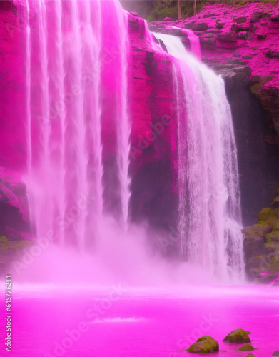Pink water fall for girl