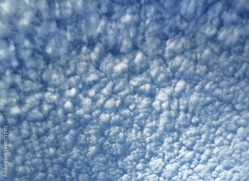 Tableau sur toile Cirrocumulus clouds in the sky