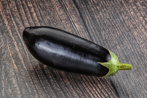 Raw ripe eggplant for cooking