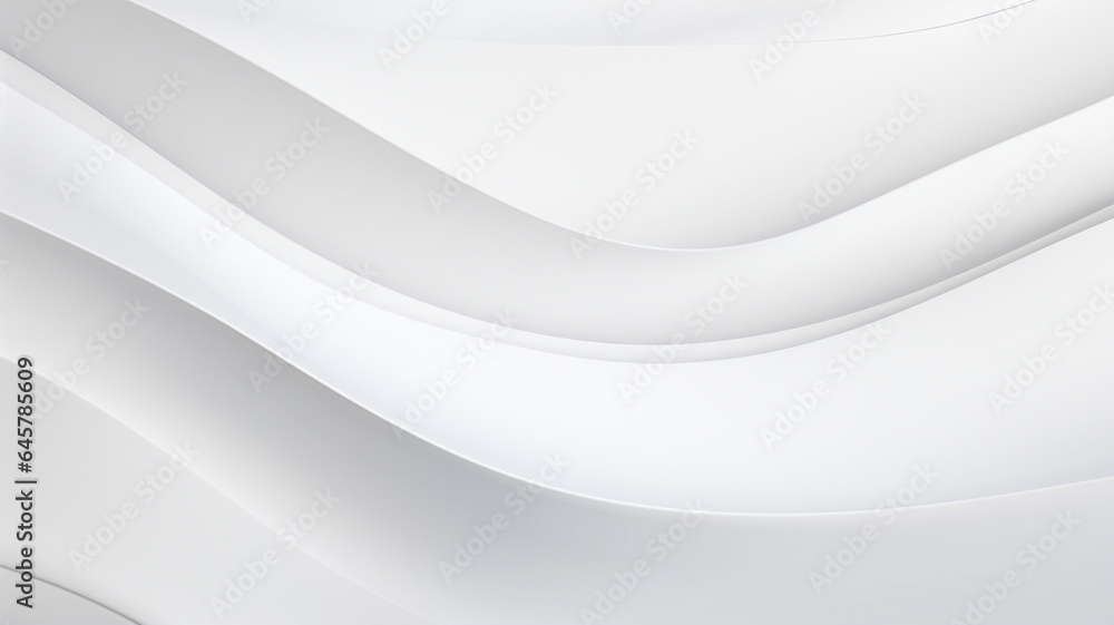 Abstract White Background with Wavy Lines Abstract White Background with Wavy Lines