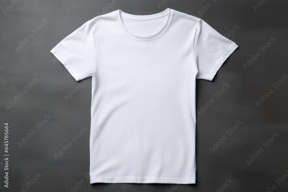 White Tee for Design Showcase or Mockup White Tee for Design Showcase or Mockup