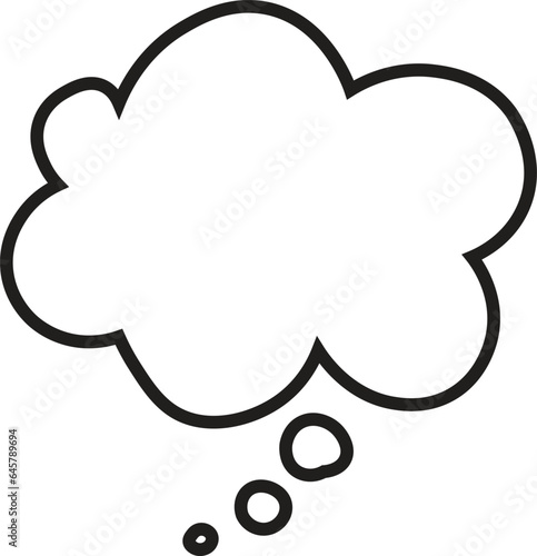 Free vector thought bubble black business icon clipart
