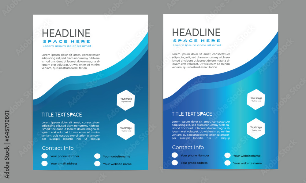 Headline Template Design Headline Template Design