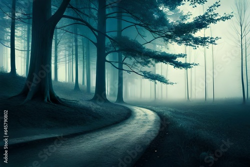 morning in the forest