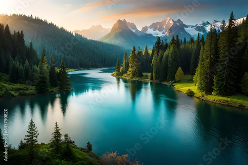 lake in the morning © Muhammad Ali