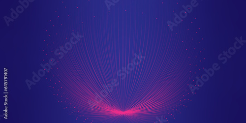 Abstract futuristic lines colorful background template design. 
