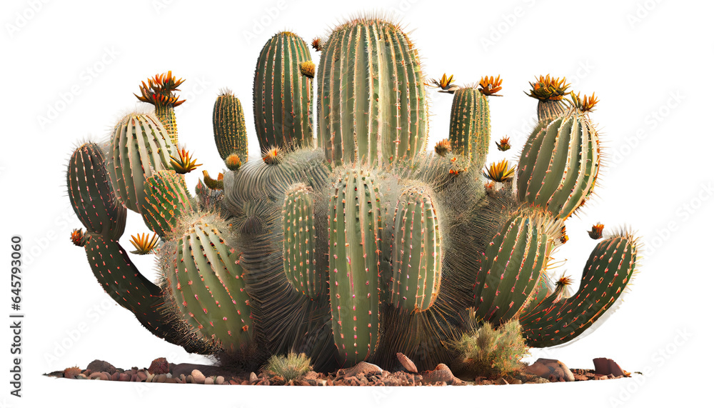 Saguaro cactus, Carnegiea gigantea, Iconic desert plant of the landscape