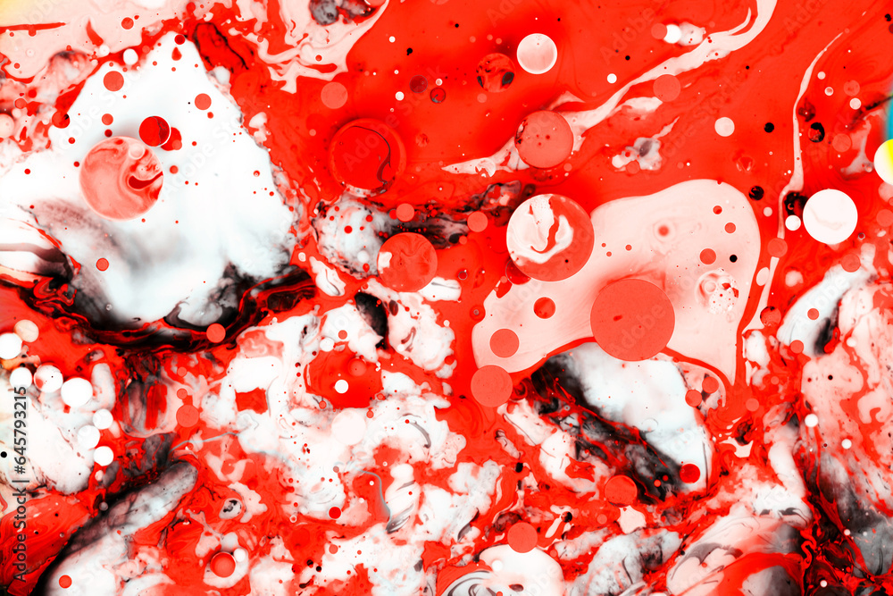 Abstract red and white paint background, multicolored paint texture Abstract red and white paint background, multicolored paint texture