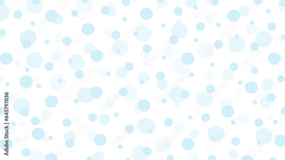 Seamless pattern with blue drops