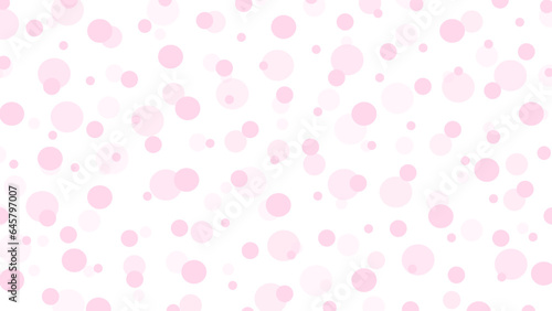 Seamless pattern with pink drops
