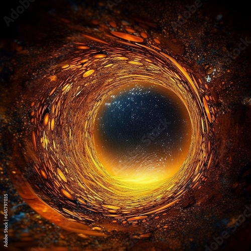 Peering through a hole in the simulation the real universe