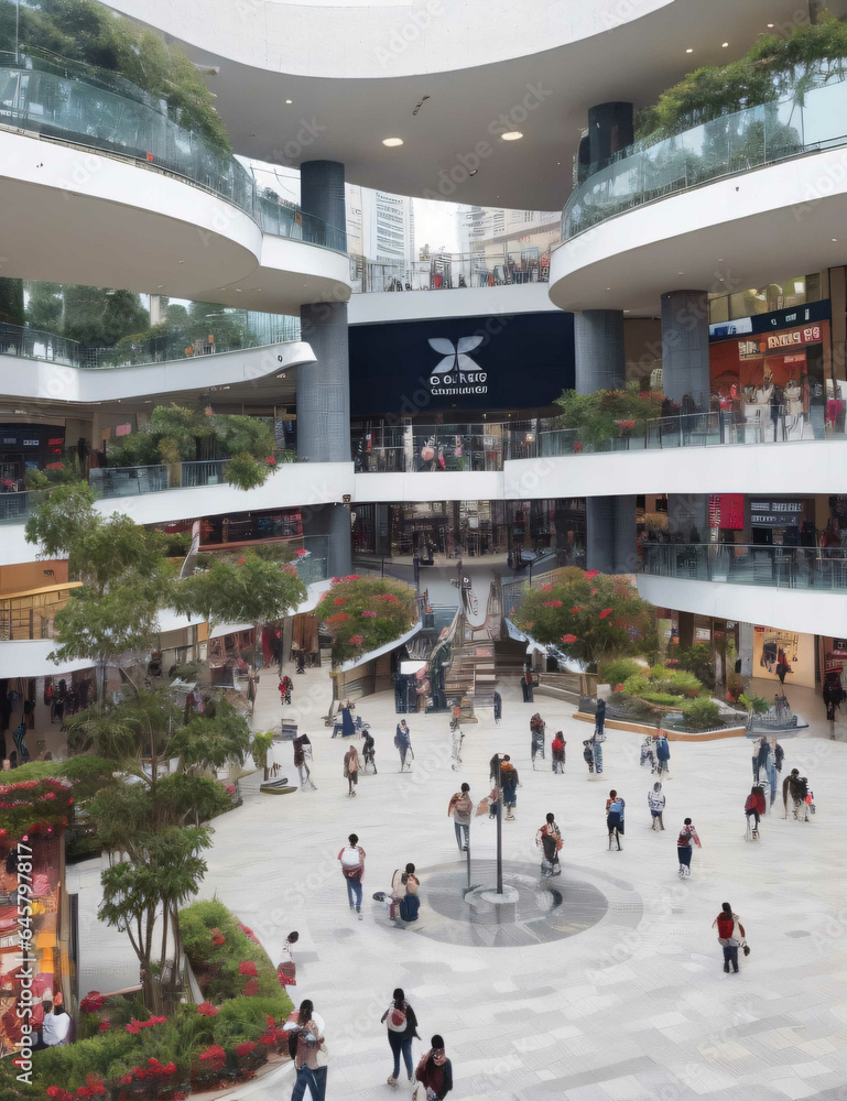 Fototapeta premium shopping mall